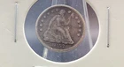1857 Seated Liberty Half Dime 5C Ungraded  90% Silver US Coin