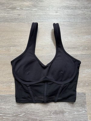 Alo Yoga Airbrush Mesh Corset Tank Top / Small | eBay