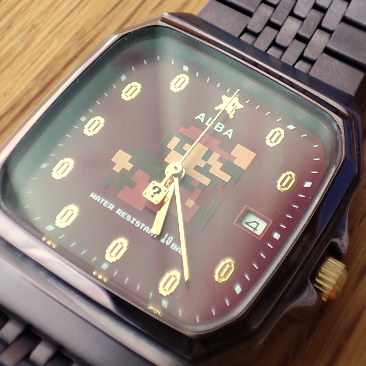 Seiko Alba Super Mario Bros Watch Red NINTENDO ACCK420 Working