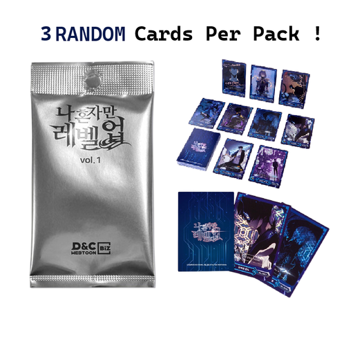 Solo Leveling Collecting Card Vol.1 Pack Official Goods Korean Webtoon Anime TCG - Bild 2 von 8