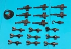 vintage HE-MAN heman MOTU -- TRAPJAW WEAPONS PARTS LOT gun claw hook FREE SHIP