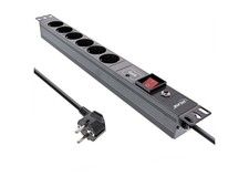 InLine Multi-Outlet 19" 6 Way Surge  Overload Protection 16416P