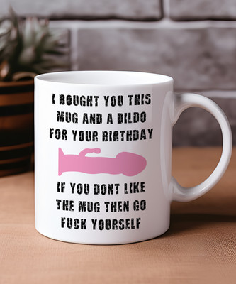 Unhöfliche Geburtstagstasse - Erwachsene Humor Schwur Tasse - lustiges beleidigendes Geschenk für Freunde