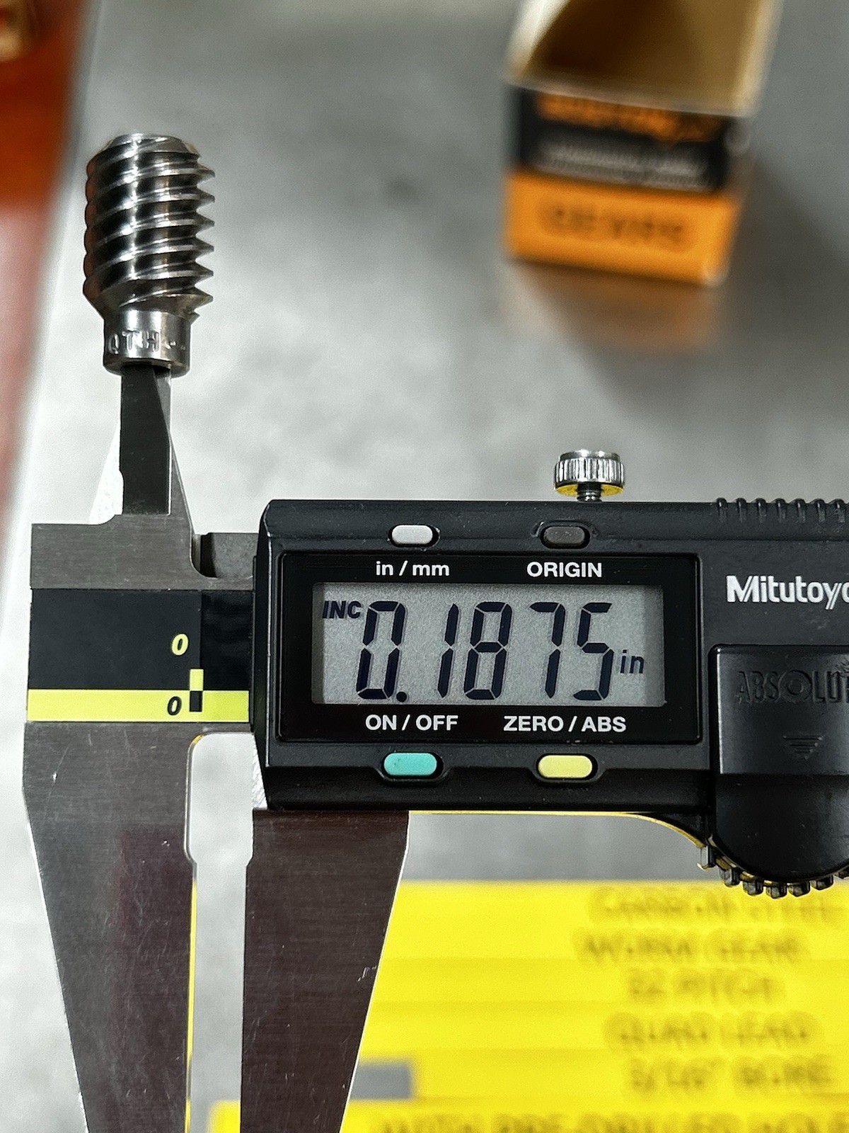 QTH BOSTON GEAR STEEL 32 PITCH WORM GEAR 4 LEADS 3/16” BORE WITH 5/64” PIN HOLE