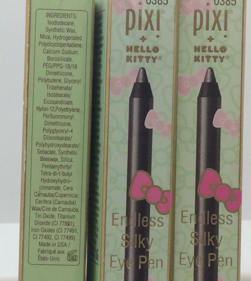 Pixi + Hello Kitty Endless Silky Waterproof Eyeliner Pen London Fog, PACK OF 3 - Image 3 of 3