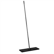 KCT 75.5x24.5CM LEVELLING RAKE LAWN SURFACE GRASS LANDSCAPING TOOL 195CM HANDLE