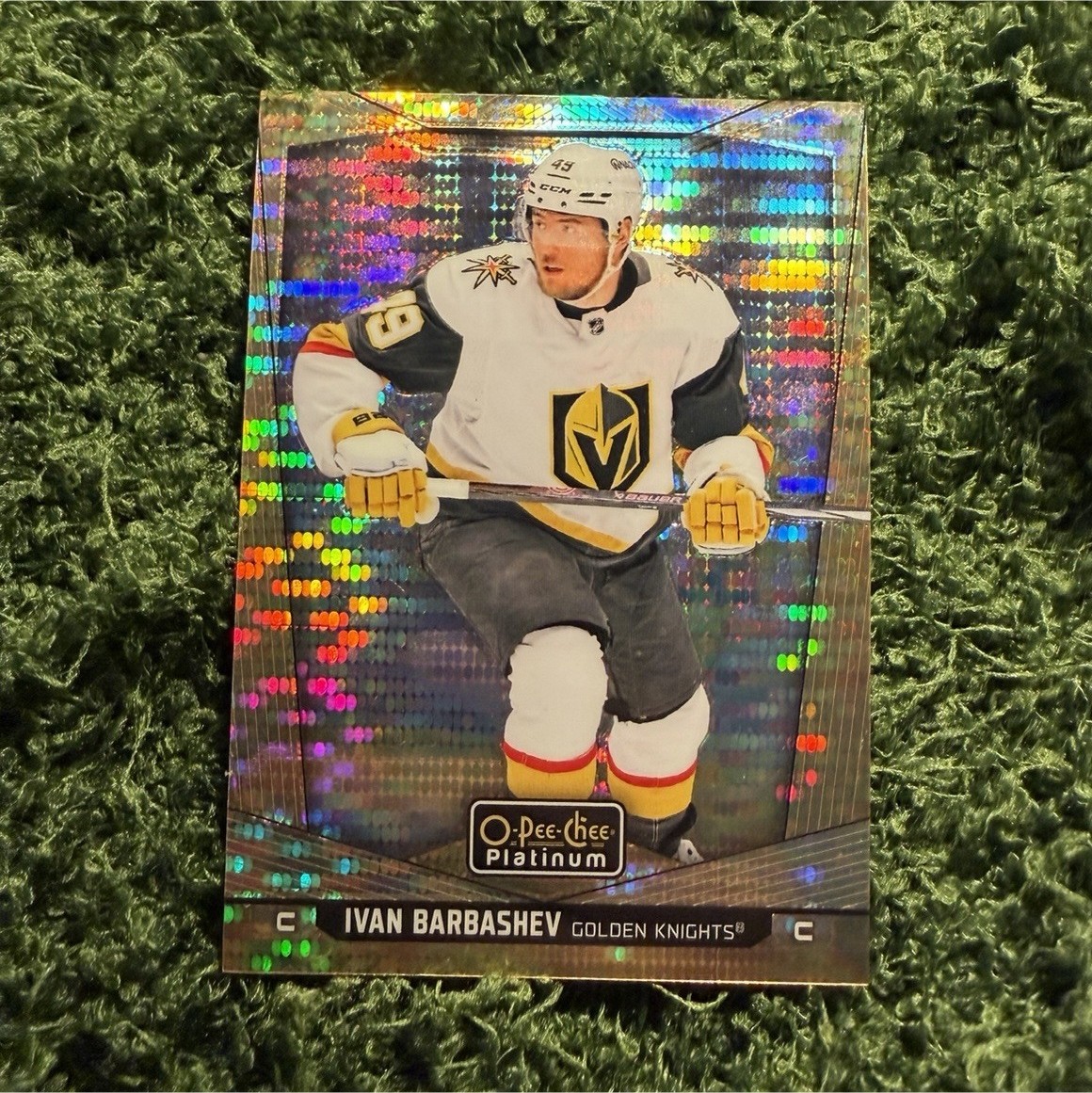 Upper Deck O-Pee-Chee Platinum Ivan Barbashev Knights Seismic Gold #56 /50