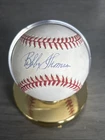 Bobby Thomson Signed Baseball. Official National League Autographed Baseball