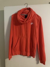 Women's Nike Hoodie Coral Size XS Pullover