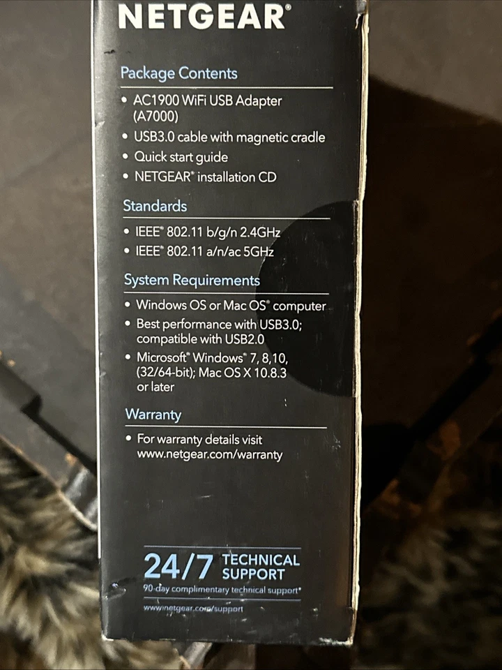 Netgear Nighthawk AC1900 Wi-Fi USB Adapter; New; Sealed! - Image 3 of 4