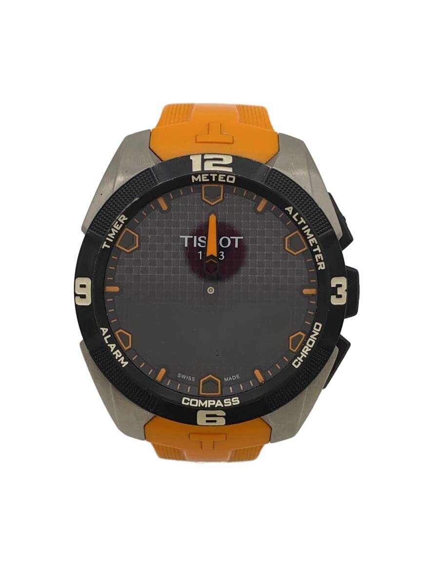 【稼働】 TISSOT T-TOUCH T091420A ソーラー 腕時計 TISSOT T-Touch Solar Analog-Digital Watch T091420A Excellent