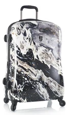 Heys America Nero 30" Spinner Black/White Marble Look Lightweight Luggage $379