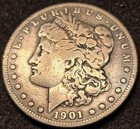 1901-S Morgan Silver Dollar. Semi-key  Lower Mintage 2,284,000.. — photo 1