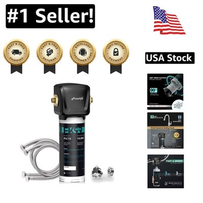 Advanced 0.5 Micron Under Sink Water Filter - Automatic Shutoff & Easy Install