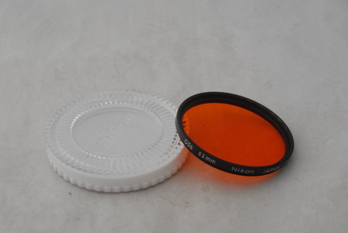 Filtre Orange Nikon 52mm O56 056 – Boîte Bleue, état Excellent, Monture Filetée