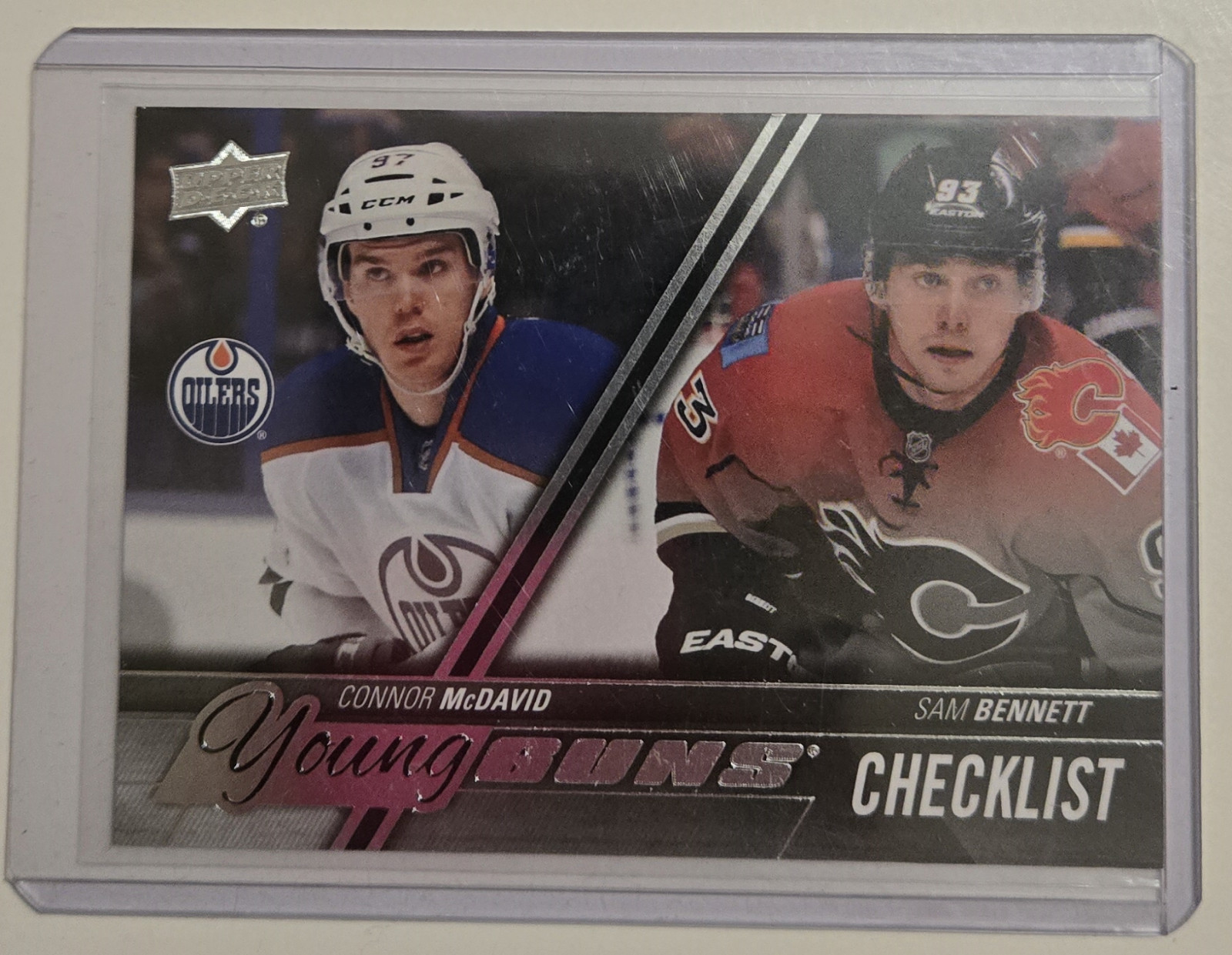 2015-16 Upper Deck - Young Guns Checklist Connor McDavid, Sam Bennett #250 (RC)