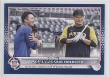 2022 Topps Update Royal Blue Seiya Suzuki Yoshi Tsutsugo #US218 Rookie RC 0t2
