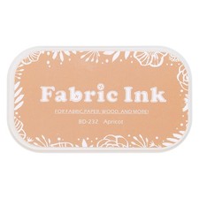 Ink Pads for Stamps, 3.7x2.2 Inch Fabric Ink Pad, Apricot Yellow
