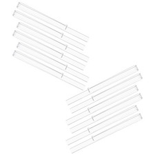 6 Pairs Music Stand Clips - Transparent Acrylic Music Page Holders for Guitar,