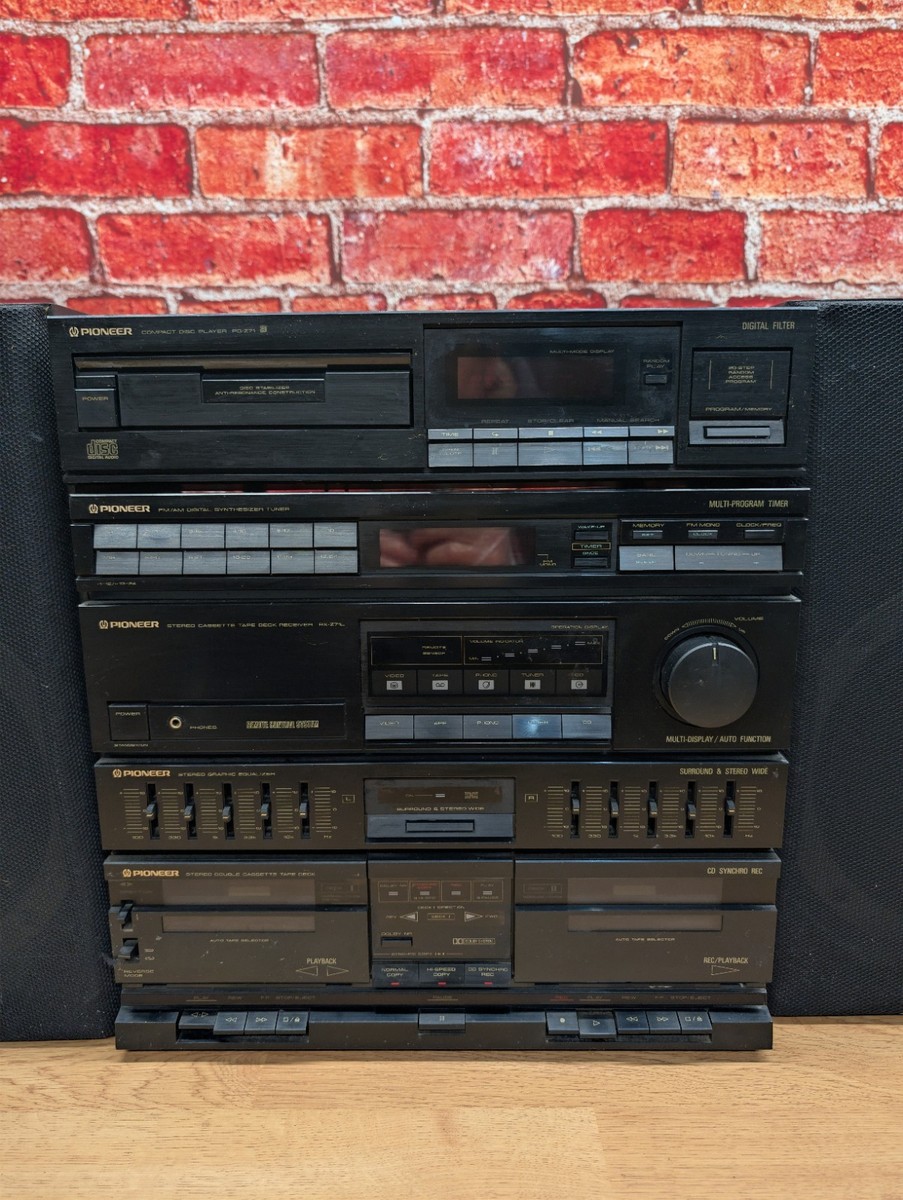 Pioneer RX-Z71L HiFi System CD Tape Deck Tuner Speakers Faulty | eBay