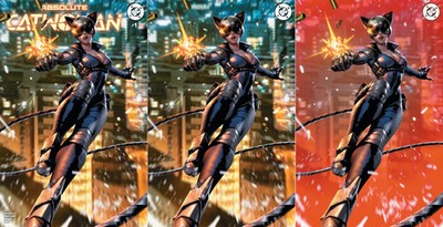 ABSOLUTE CATWOMAN #1 DERRICK CHEW EXCLUSIVE VARAINT COVERS NM LTD