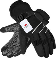 Waterproof & Windproof -30°F Winter Gloves for Men/Women, 3M Thinsulate Thermal 