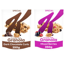 Kellogg's Special K Mixed Berries & Dark Chocolate Granola 350g  PACK OF 2