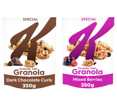 Kellogg's Special K Mixed Berries & Dark Chocolate Granola 350g PACK OF 2