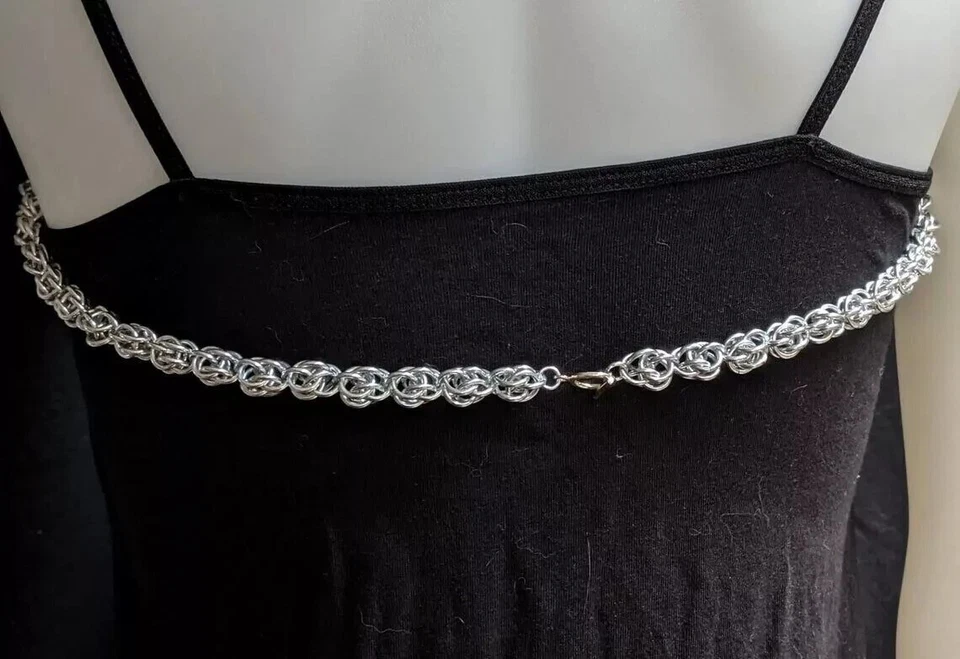 Reggiseno con imbracatura | Alluminio | Argento | 9 mm | Chainmail Hot &... - Immagine 4 di 4