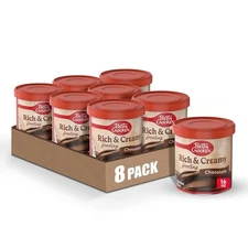 Betty Crocker Rich and Creamy Chocolate 🍫 Frosting, 16 oz (Pack of 8)