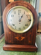 Antique SETH Thomas 8 Day Sonora Chime Mantle Clock w/bells tone inlaid case