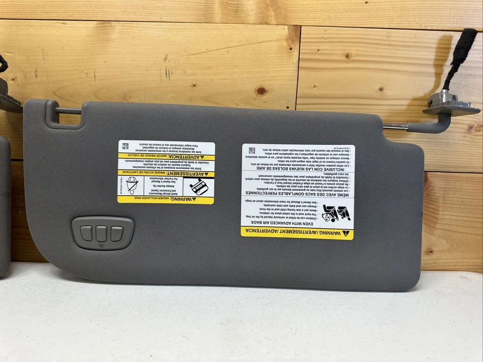 Juego de parasol Ford F150 F-150 2015-2017 con luz y enlace gris OEM Foto 4 de 4