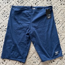 Speedo Men's Swimsuit Jammer Endurance Navy Size 38 NWT