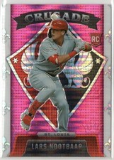 Lars Nootbaar 2022 Panini Chronicles Crusade Pink Pulsar Prizm Rookie Card #15