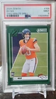 2024 Panini Zenith - Bo Nix #109 Two Minute Drill (Rookie) PSA 9 Mint