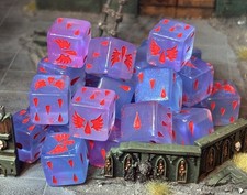 Space Marines BLOOD ANGELS Dice x30 D6 Role Playing Game 40k 30k