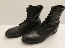 Vintage Biltrite Black Leather Military Combat Jump Steel Toe Boots Men’s 12R