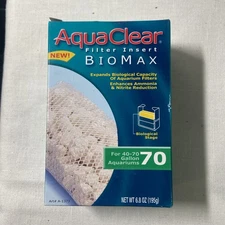 Aquaclear A1373 70-Gallon Biomax,White 