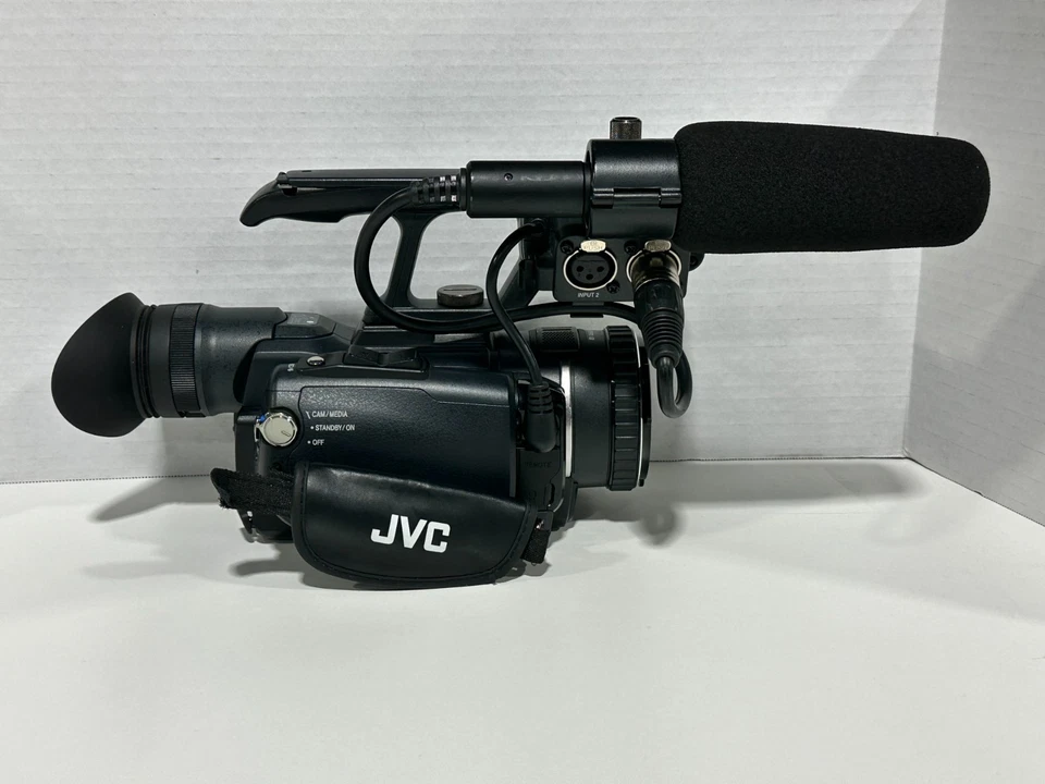 JVC GY-HM150U ProHD Handheld HD Memory Card Camera Recorder No Battery - Image 4 of 4