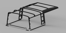 110 5 DOOR SOFT TOP FULL CONVERSION KIT - BLACK Stud On Mohair Top