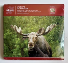 Jigsaw Wildlife Moose Puzzle ~ 500 Pieces in Sealed Tin Box by Hopper Studios 
