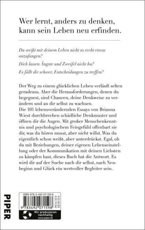 Thumbnail - 101 Essays, Die Dein Leben Verändern Werden Brianna Wiest