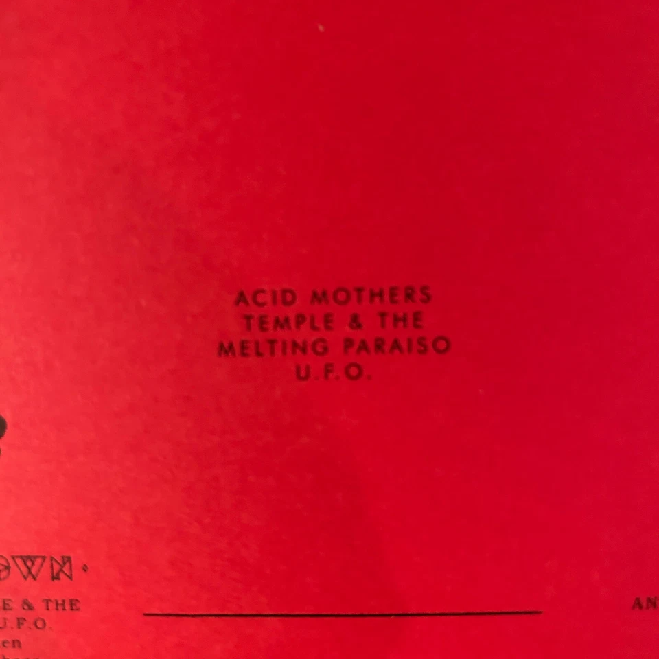 ACID MOTHERS TEMPLE & THE MELTING PARAISO UFO - VINYL 7" GOD UNKNOWN RECORDS NEW Foto 4 de 4