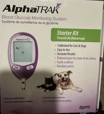 AlphaTrak Pet Blood Glucose Monitoring Kit for Diabetic Cats Dogs