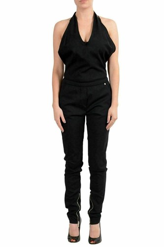 Versace lana donna Versus Nero Aperto Indietro Tutina US 4 IT 40 | eBay