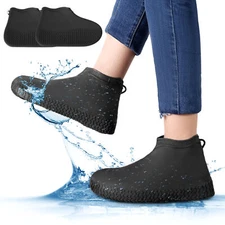 Non-slip Reusable Rain Shoes Covers Rubber Overshoes Boot Waterproof Protector