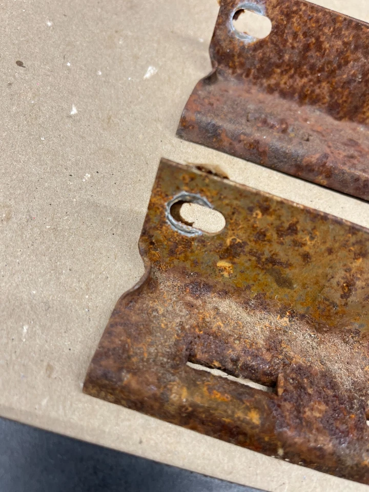 1972 GRAND PRIX 69 70 71 72 J SJ DOOR PANEL HANDLE PULL MOUNT BRACKETS ARMRESTS - Image 2 of 4