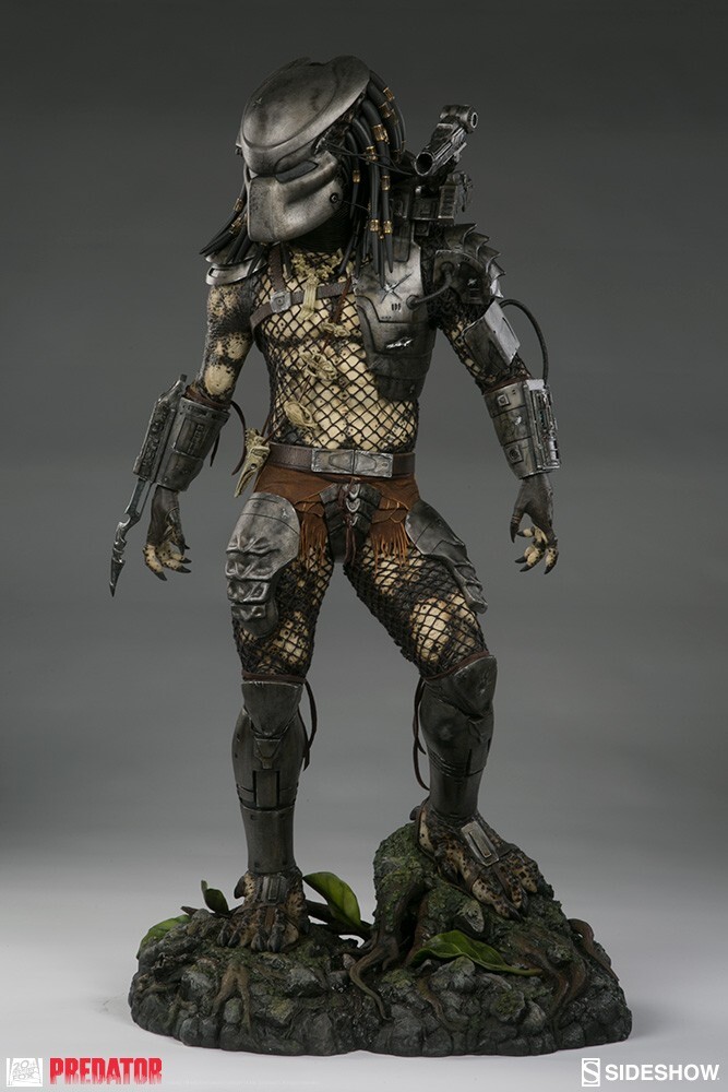 SIDESHOW PREDATOR JUNGLE HUNTER 1/4 STATUE MAQUETTE, STATUE, PREY