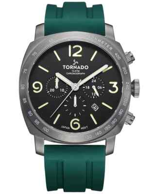 WATCH MEN TORNADO LUMINA CHRONOSPHERE Chronograph Green Gun Metal 43mm Sapphire