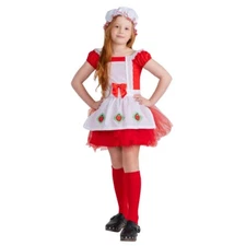 Dress Up America Red Strawberry Ballerina Costume